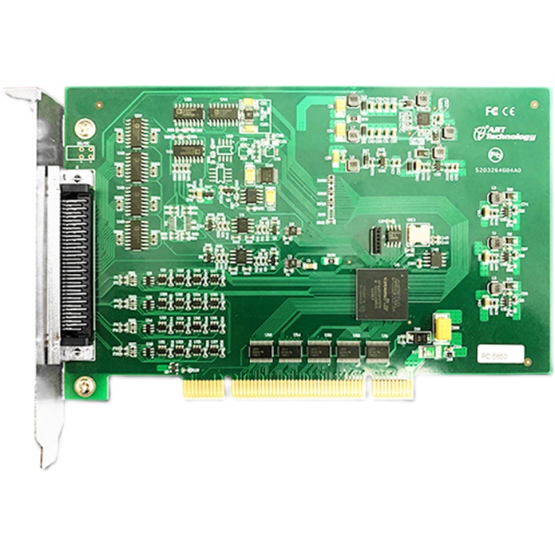 PCI5650阿尔泰科技32路模拟量输入4路同步AO输出带DIO多功能数据采集卡