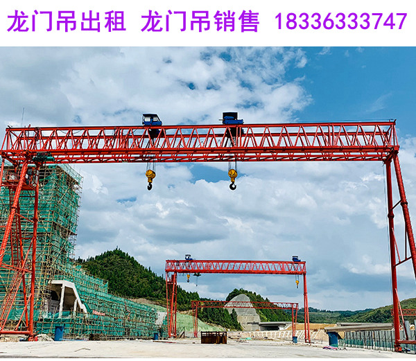 安徽滁州龙门吊厂家 龙门吊跨度的测量方法