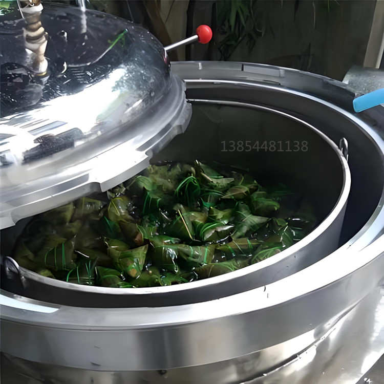 燃气加热粽子蒸煮机器不锈钢高压粽子锅 煮粽大锅生产商
