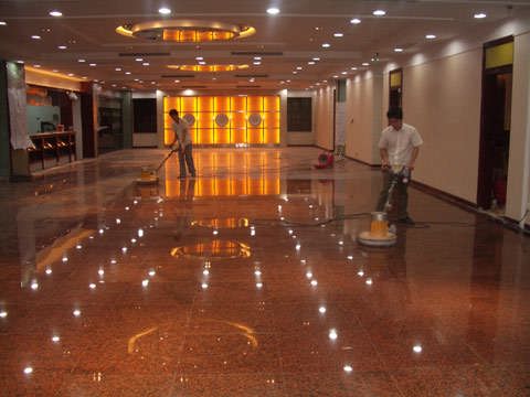 广州地板护理公司，地板蜡抛光，地板清洗